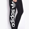 Legginsy Adidas damskie bawełniane czarne